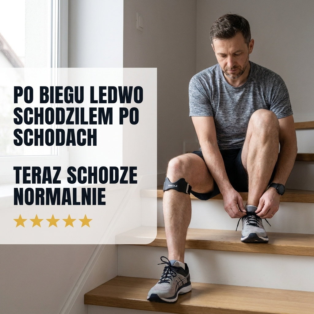 Zejdź po schodach przodem. Już przy pierwszym kroku.